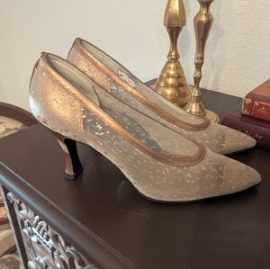 Vintage Stuart Weitzman Mesh Pumps